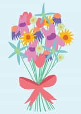 Colourful Bouquet of Flowers created by Anne Wyman