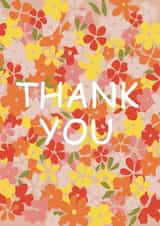 Ditsy Floral Thank You Card created by Peggy & Sam