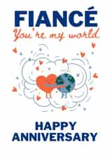 Fiance Anniversary created by Faye Burtenshaw