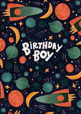 Out of this world birthday boy created by Kate Fox