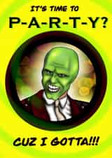 Jim Carrey birthday card created by Living Life Through Lolly