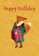 Fox Birthday Card created by Kamilya Panina