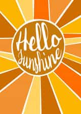 Hello Sunshine Greetings Card created by Katie Bennett