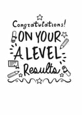 Alevel congratulations created by Jodie Gaul & Co