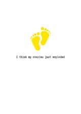 New Baby Feet Gender Neutral Card created by Roxyism