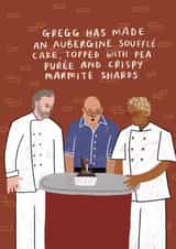 Masterchef Birthday Cake Card created by skeletondraw