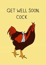 Get well soon, cock! created by Schnauzer Scribbles