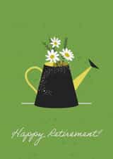 Gardening and plant lovers retirement card - Happy Retirement created by Mayah Wetherell