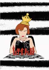 Queen's Gambit card created by Juliana Dabague