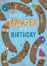 Banger of a Birthday Card created by Dan Bang Studio