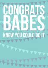 Congratulations Babe Card created by 1ofDeansDoodles