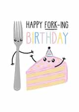 Happy Forking Birthday created by Just Joy Designs