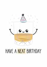 Neat Whisky Birthday Card created by Just Joy Designs