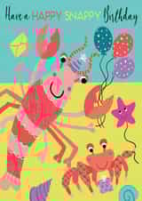 Sweet Lobster and Crab Birthday card created by Tracy Cottingham