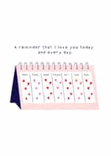 Heartfelt Love Reminder Card - Cute Anniversary card For Significant Other created by Stilus 