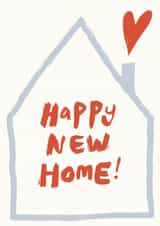 Modern New Home Card - Heart - Happy New Home created by Yan Yu Lee