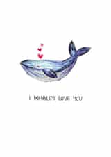 I WHALEY LOVE YOU Card created by Jemma Leigh Conway