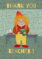 thank you teacher card created by Kamilya Panina