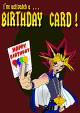 Yugioh Birthday Card created by Ben Brown