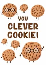 Clever Cookie Congratulations Card created by Sophie Kent Illustration