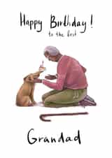 Best Birthday Grandad, From the Dog created by Liza Burlutskaya
