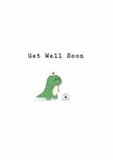 Doctor Dinosaur Get Well Soon Card created by Amelie’s Dino Designs  