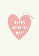 Worth the wait, wedding day card created by Jessica Eyre