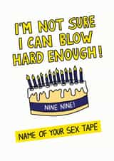 Brooklyn 99 Sex Tape Birthday Card created by FROGGIE & ROSBIF