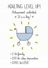 New Baby Boy Congratulations Card created by FROGGIE & ROSBIF