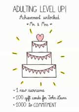 Level Up - Wedding Congratulations Card created by FROGGIE & ROSBIF