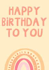 Rainbow Birthday Card created by Authentically Unique