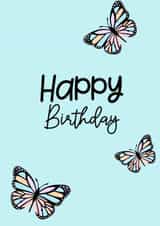 Butterfly Birthday Card created by Authentically Unique