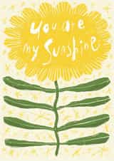 Heartfelt Sunflower Card - Cute and Pretty - You are my Sunshine created by Yan Yu Lee