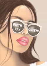 Trendy Birthday Queen Card created by EL ILLUSTRATES