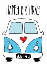 Camper Van Happy Birthday Card created by Knick Knack Crafts