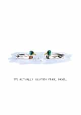 Funny Gluten Free Ducks created by RossJDesigns