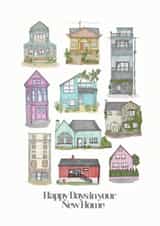 Happy Days New Home Card created by AmySrvc Illustration