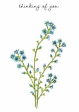 Thinking of You 'Forget-me-nots' created by Arty Bee Designs
