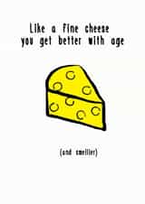 Mature Birthday Cheese created by Dog Came To Stay