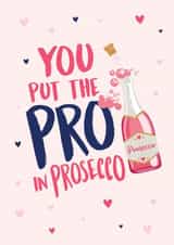 Professional Prosecco Congratulations Card created by Studio Peers