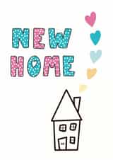 Hearts and Polka Dots New Home Card created by Zoe Chapman Design