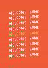 Modern Typography New Home Card - Welcome Home created by Doodled By Anya