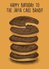 Happy Birthday to the Jaffa cake bandit created by Created By AJC