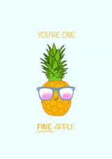 One Fine-Apple, Pineapple Love Card created by Artzen Island