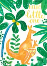 Hello Little One, New Baby Kangaroo Card created by Katie Whitton Design