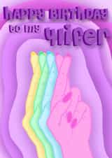 4lifer's Birthday Love created by sluggish designs.