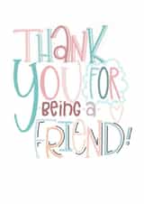 Thank You Friend! created by Sarah Michael’s 