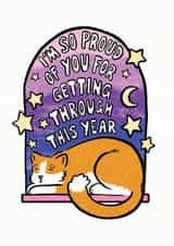 So Proud of You Cat Card created by Kate Wand