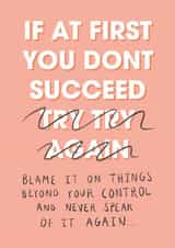 Life Advice, Don't Try Again created by Floydie