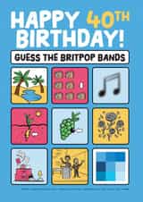 Happy 40th Birthday! Guess the Britpop bands created by Daniel Benney